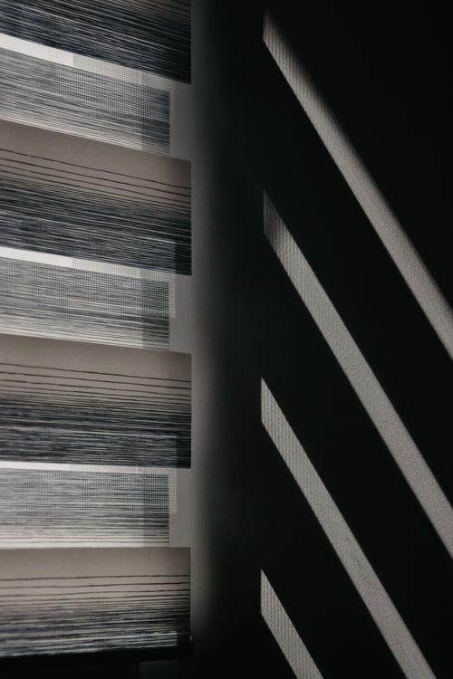 Modern blind filtering daylight